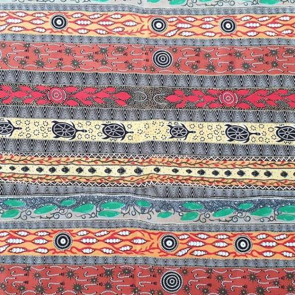 COLOR DREAMING IN ONE Aborigines Stoff aus Australien